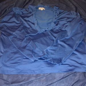 Quenched hooded shirt**